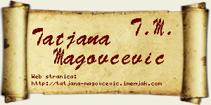 Tatjana Magovčević vizit kartica